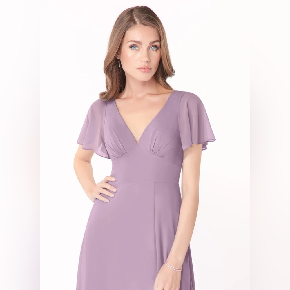 Azazie custom Kimber Wisteria Lavender Maxi Dress - Picture 6 of 6